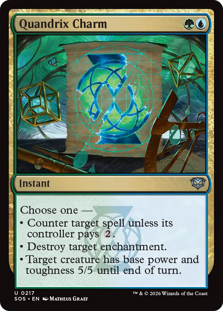 Quandrix Charm [Secrets of Strixhaven] | Devastation Store