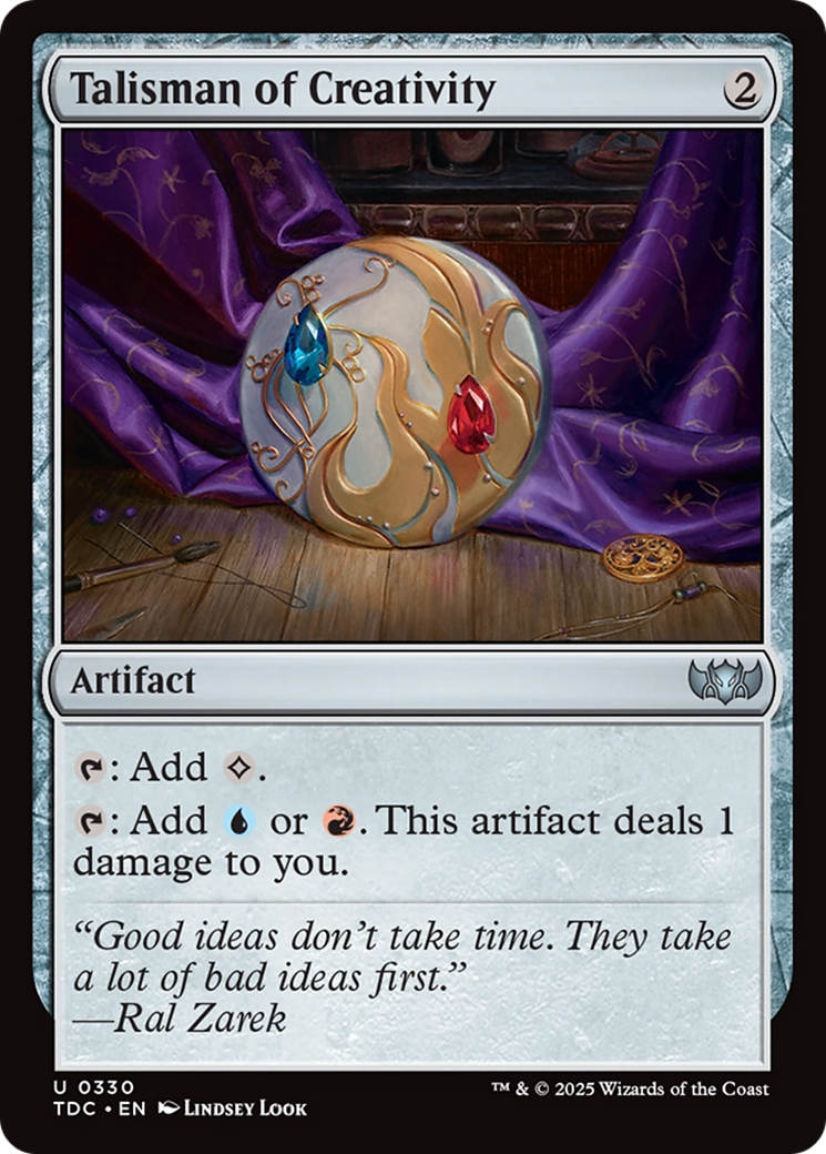 Talisman of Creativity [Tarkir: Dragonstorm Commander] | Devastation Store