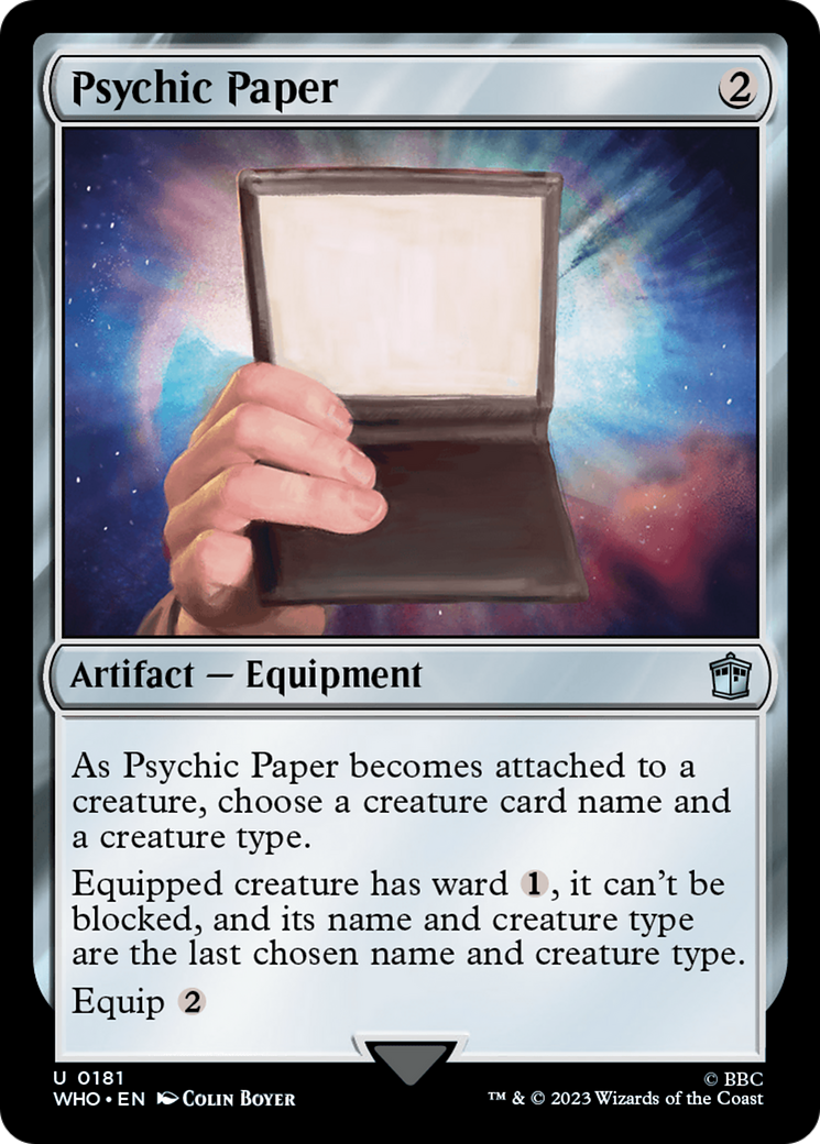 Psychic Paper [Doctor Who] | Devastation Store