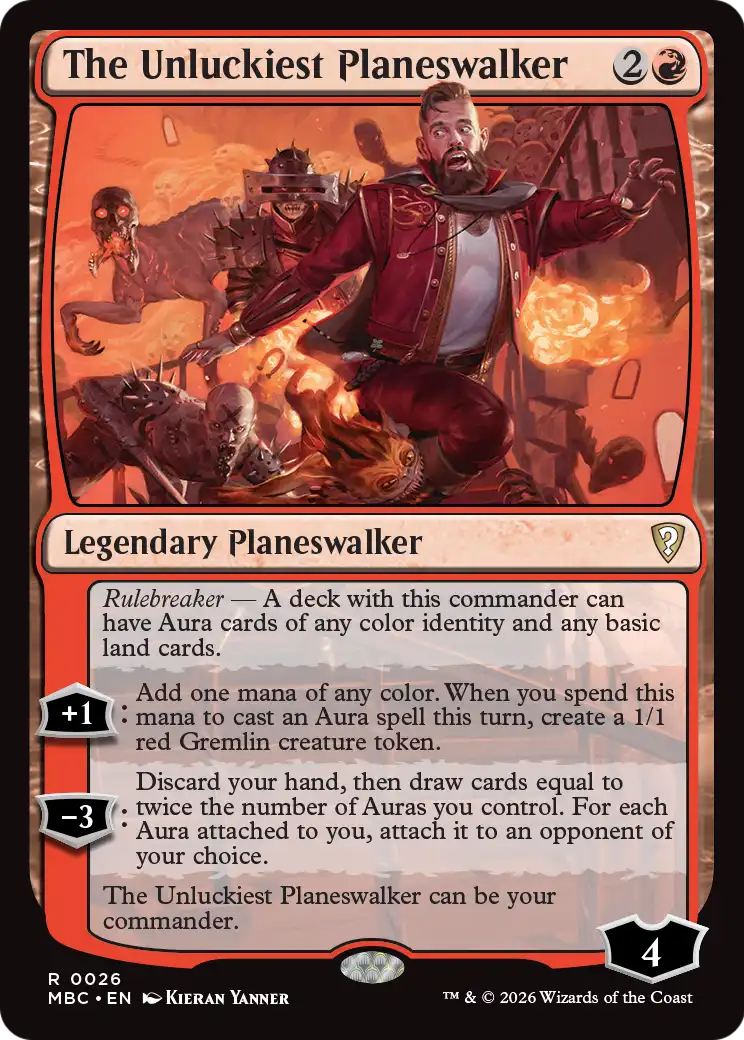 The Unluckiest Planeswalker [Mystery Booster: Commander Edition] | Devastation Store