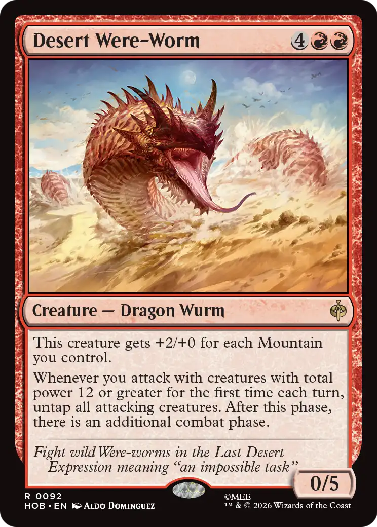 Desert Were-Worm [The Hobbit] | Devastation Store