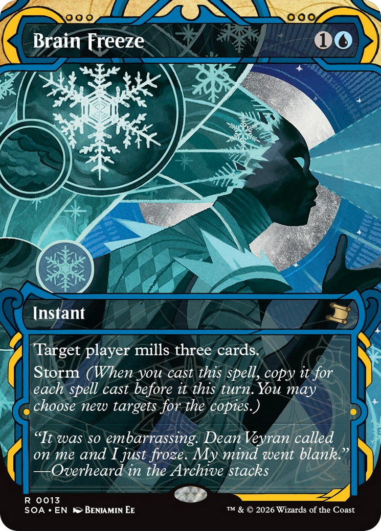 Brain Freeze (JP Alternate Art) [Secrets of Strixhaven: Mystical Archive] | Devastation Store