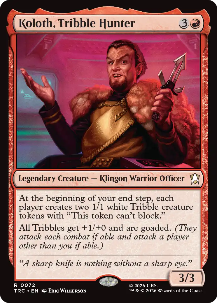 Koloth, Tribble Hunter [Star Trek] | Devastation Store