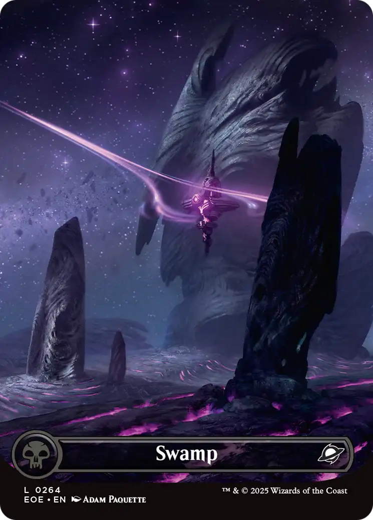 Swamp (0264) (Borderless) [Edge of Eternities] | Devastation Store