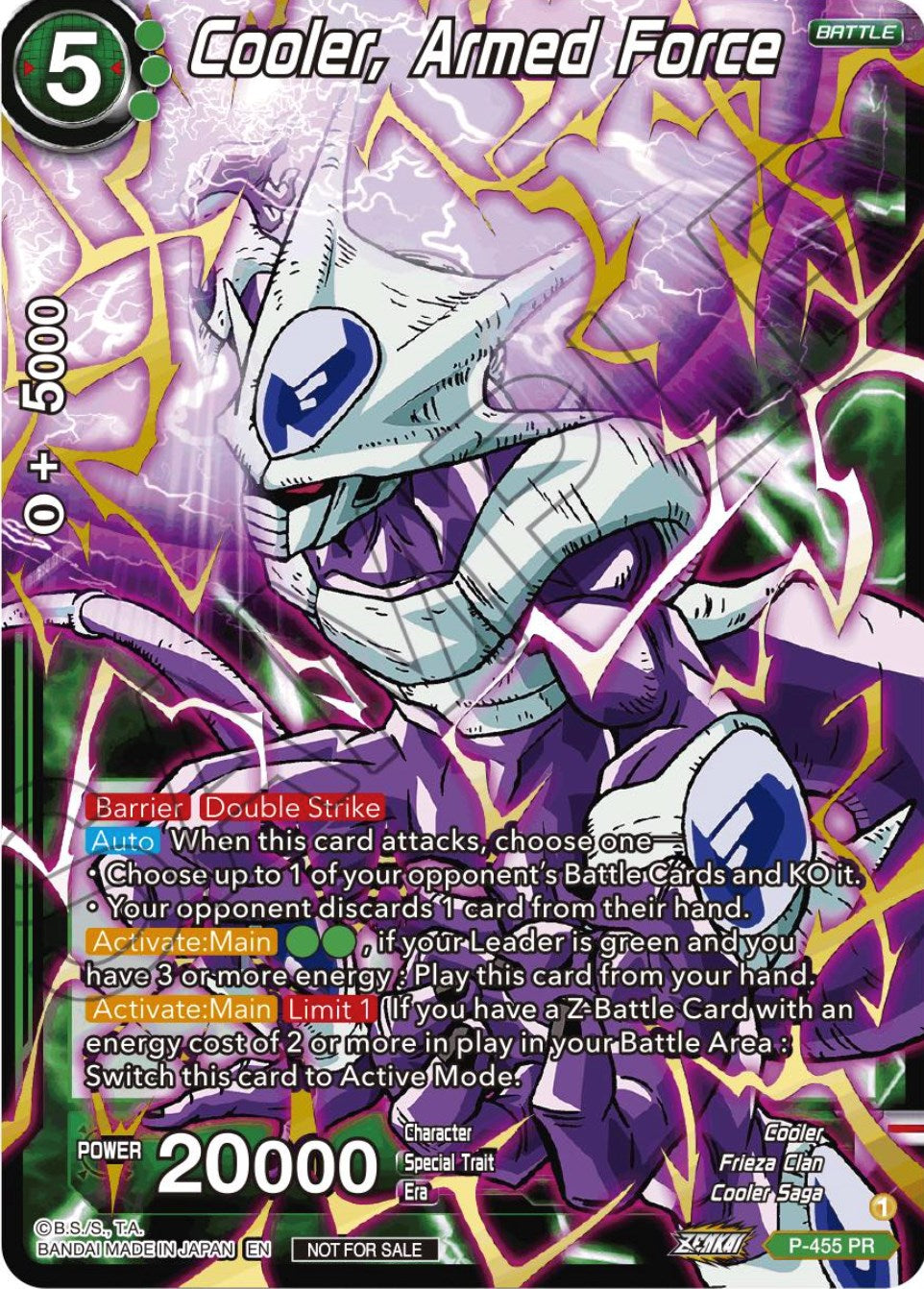 Cooler, Armed Force (Championship Selection Pack 2023 Vol.1) (Holo) (P-455) [Tournament Promotion Cards] | Devastation Store