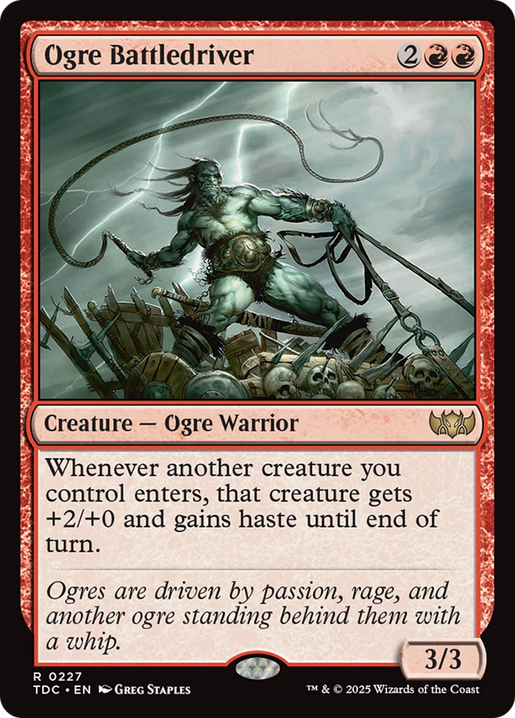 Ogre Battledriver [Tarkir: Dragonstorm Commander] | Devastation Store