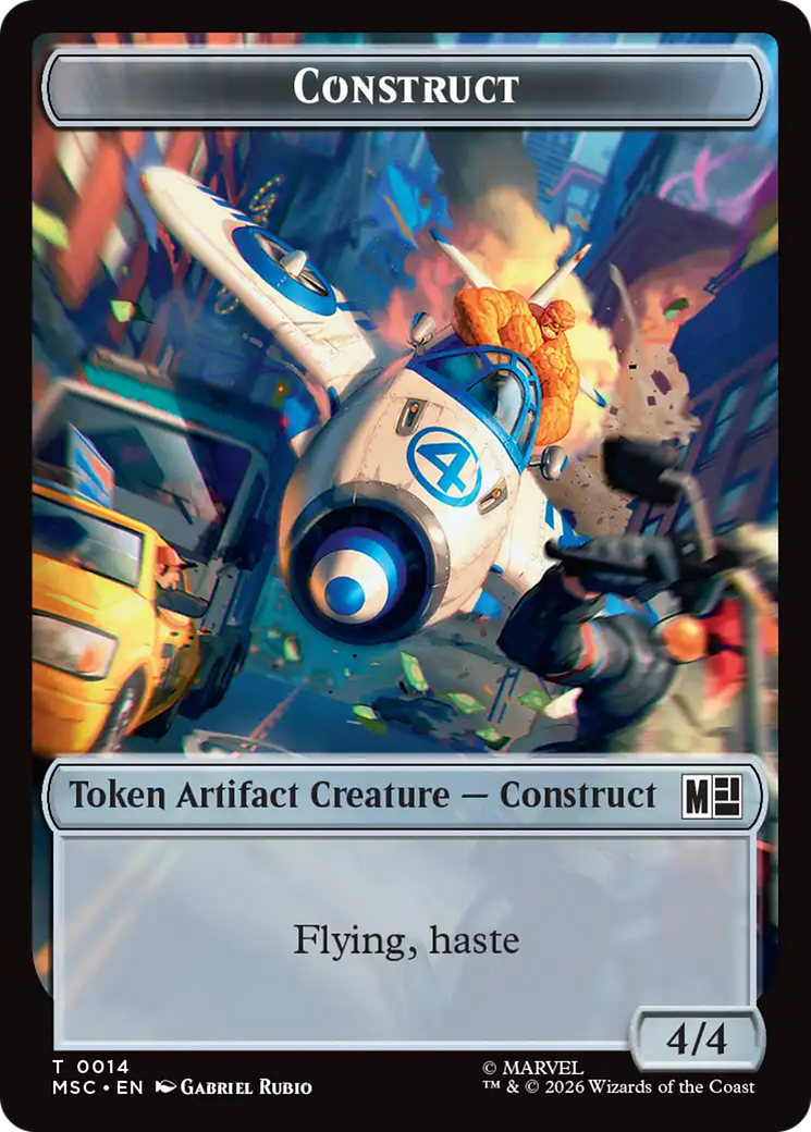 Ox (007) // Construct (014) Double-Sided Token [Marvel Super Heroes Commander Tokens] | Devastation Store
