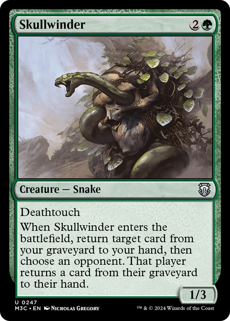Skullwinder (Ripple Foil) [Modern Horizons 3 Commander] | Devastation Store