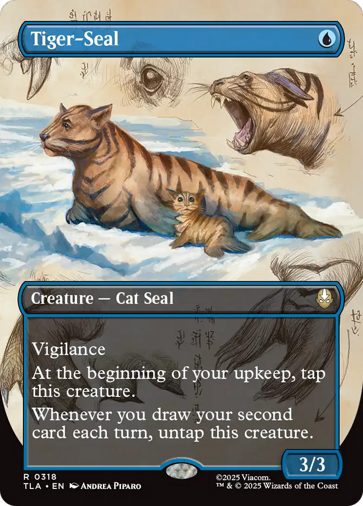 Tiger-Seal (Borderless) [Avatar: The Last Airbender] | Devastation Store