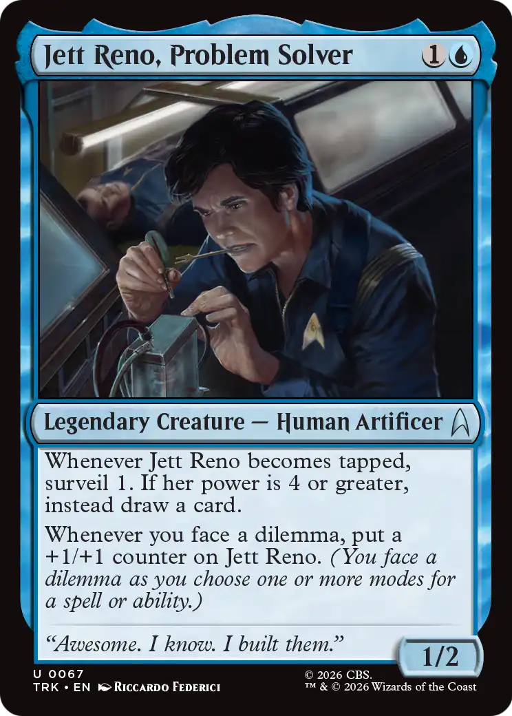 Jett Reno, Problem Solver [Star Trek] | Devastation Store