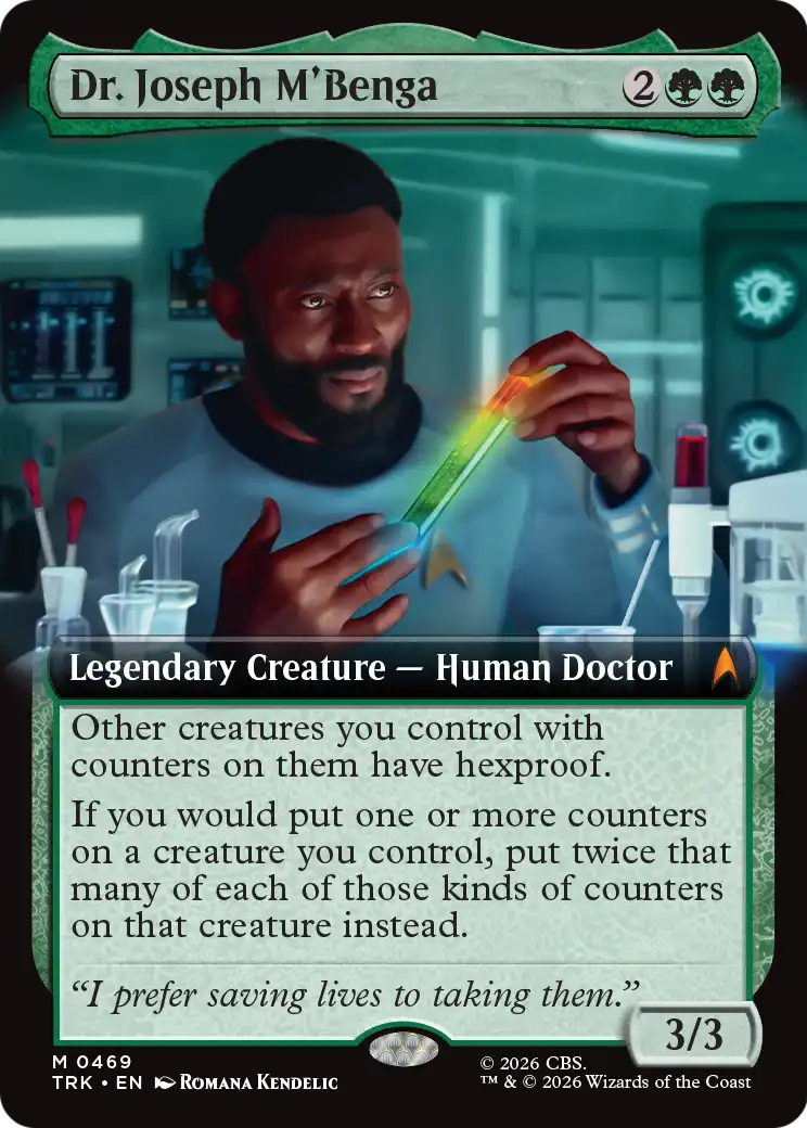 Dr. Joseph M'Benga (Extended Art) [Star Trek] | Devastation Store