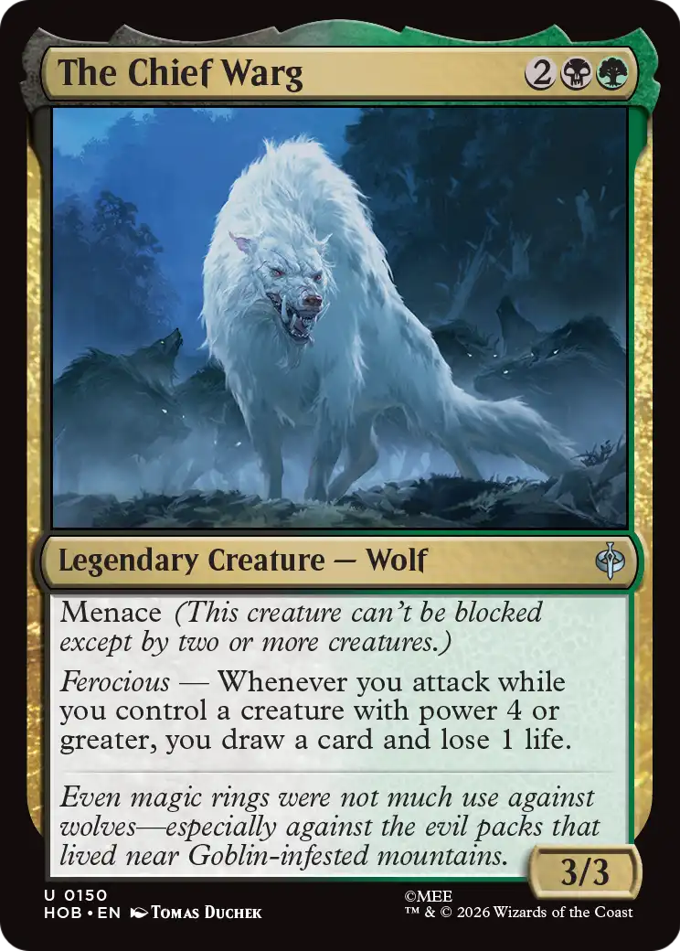 The Chief Warg [The Hobbit] | Devastation Store
