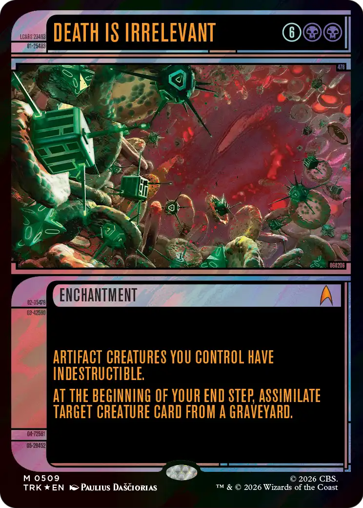 Death Is Irrelevant (Showcase) (Surge Foil) [Star Trek] | Devastation Store