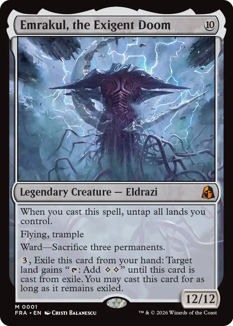 Emrakul, the Exigent Doom [Reality Fracture] | Devastation Store
