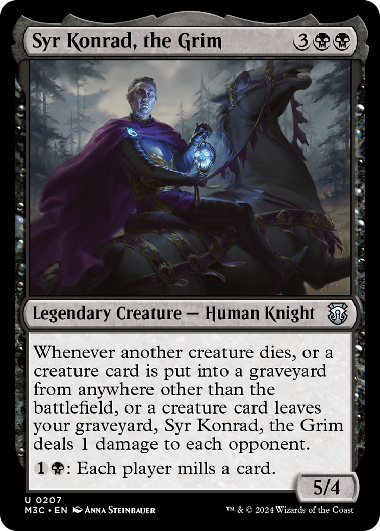 Syr Konrad, the Grim (Ripple Foil) [Modern Horizons 3 Commander] | Devastation Store