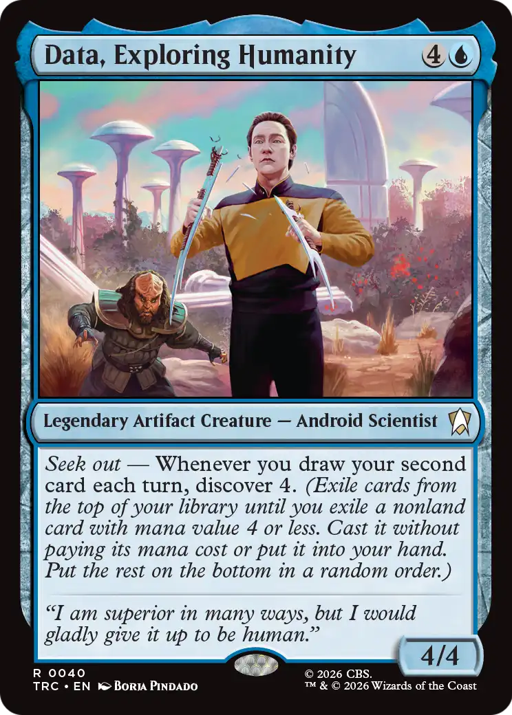 Data, Exploring Humanity [Star Trek Commander] | Devastation Store