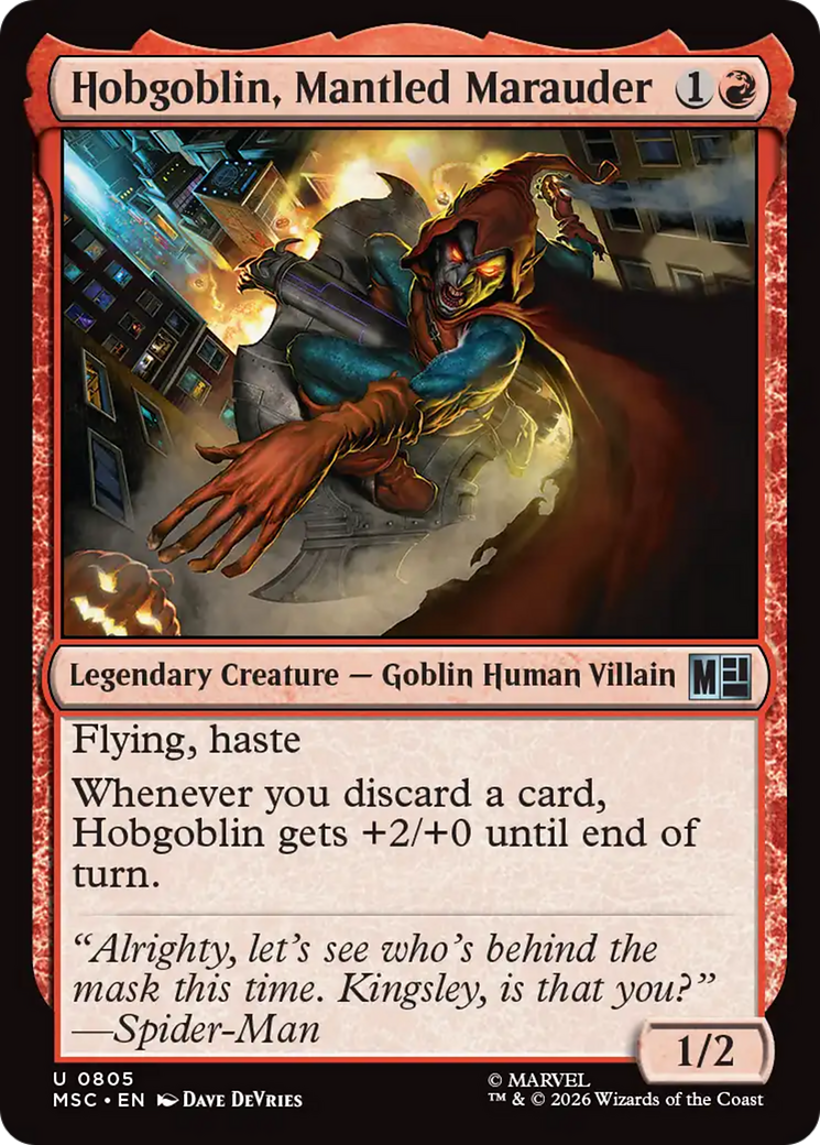 Hobgoblin, Mantled Marauder [Marvel Super Heroes Commander] | Devastation Store