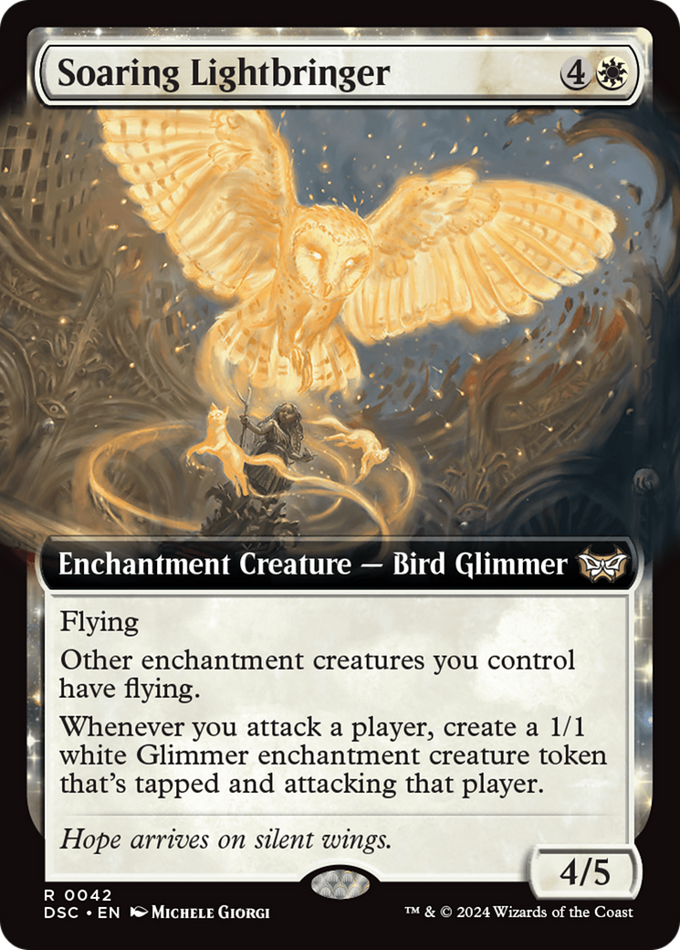 Soaring Lightbringer (Extended Art) [Duskmourn: House of Horror Commander] | Devastation Store