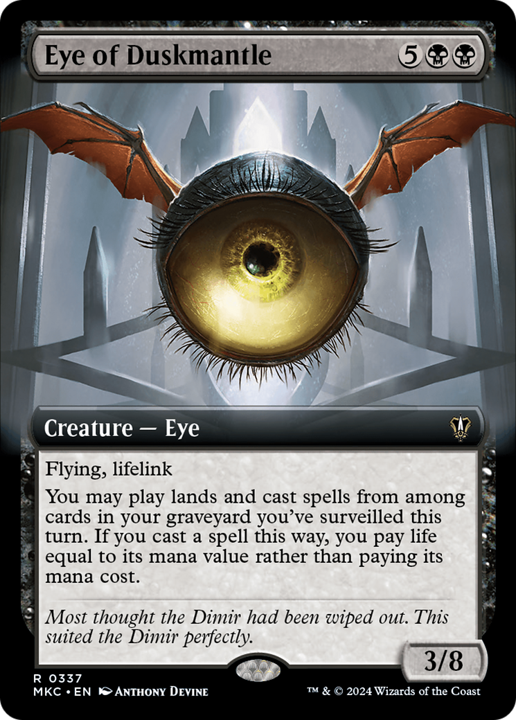 Eye of Duskmantle (Extended Art) [Murders at Karlov Manor Commander] | Devastation Store