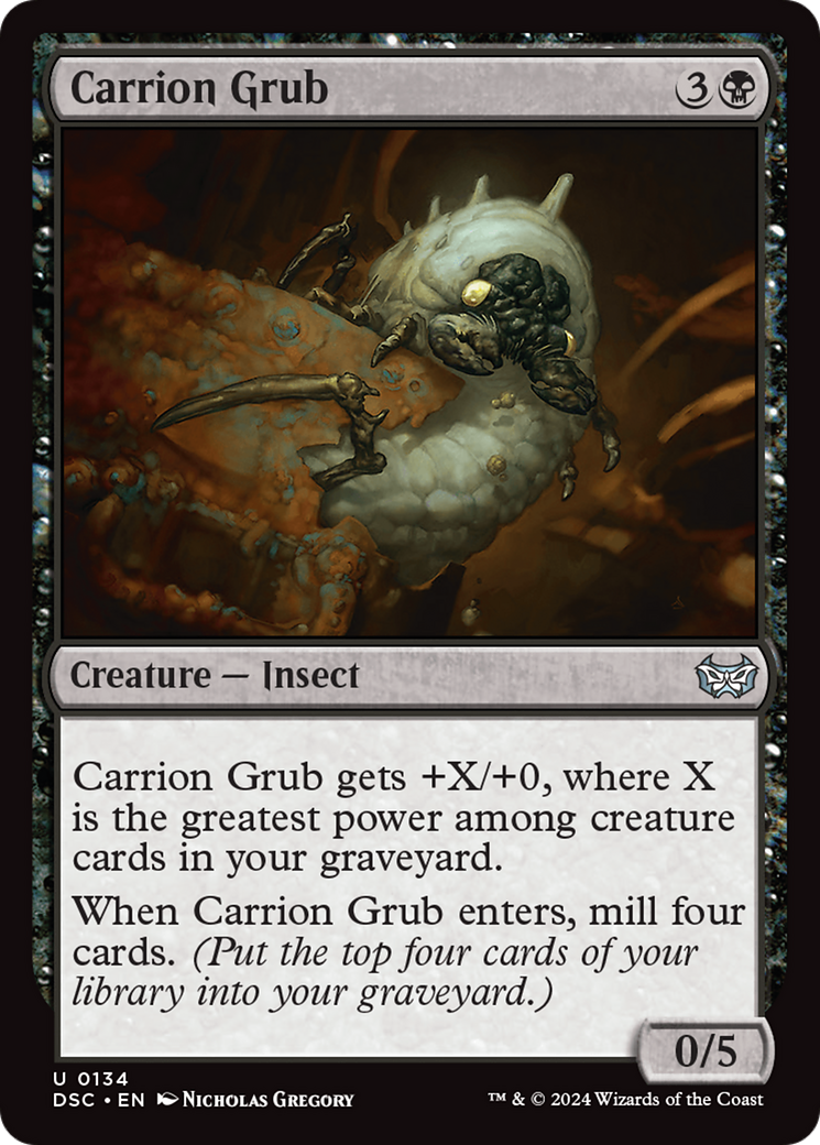 Carrion Grub [Duskmourn: House of Horror Commander] | Devastation Store