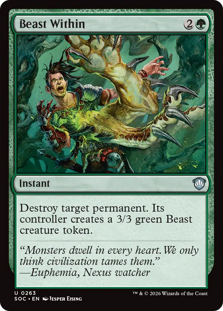 Beast Within [Secrets of Strixhaven Commander] | Devastation Store