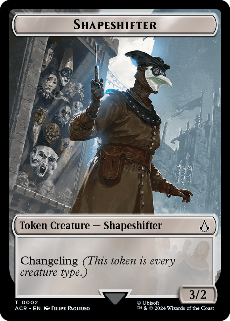 Assassin // Shapeshifter Double-Sided Token [Assassin's Creed Tokens] | Devastation Store