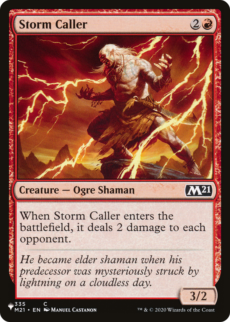 Storm Caller [The List Reprints] | Devastation Store