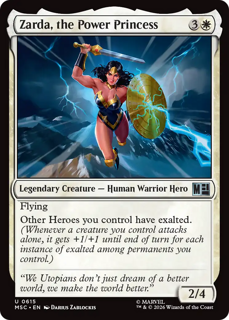Zarda, the Power Princess [Marvel Super Heroes Commander] | Devastation Store
