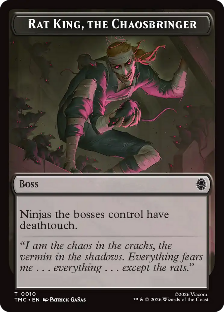 Rat King, The Chaosbringer [Teenage Mutant Ninja Turtles Commander Tokens] | Devastation Store