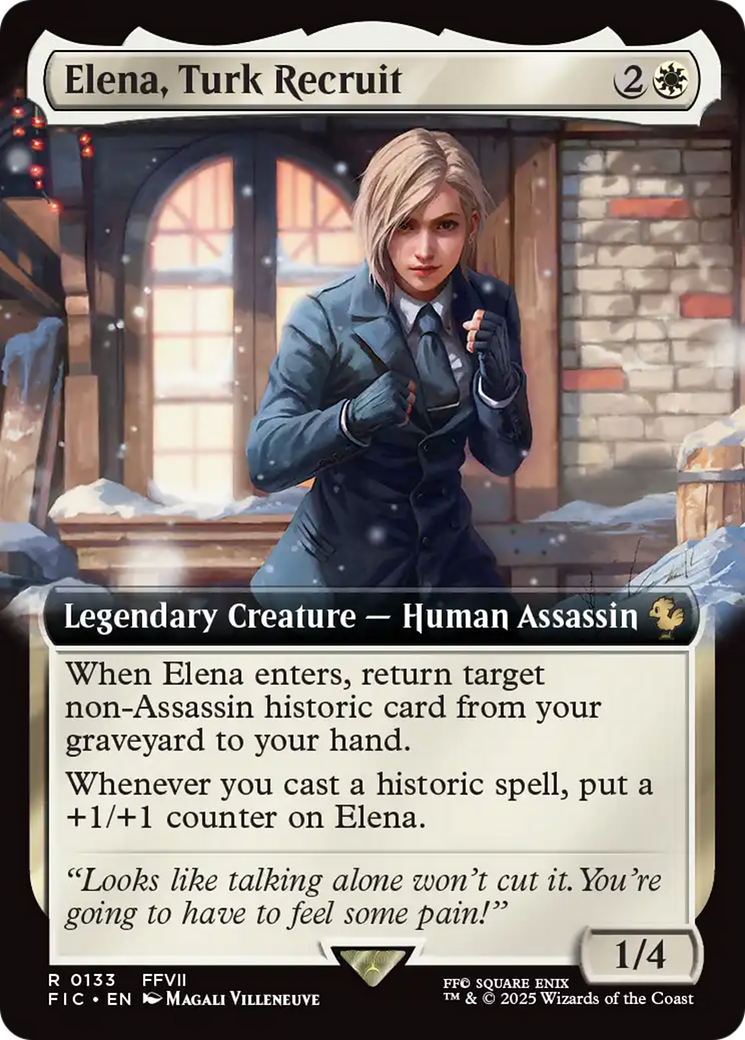 Elena, Turk Recruit (Extended Art) [FINAL FANTASY Commander] | Devastation Store
