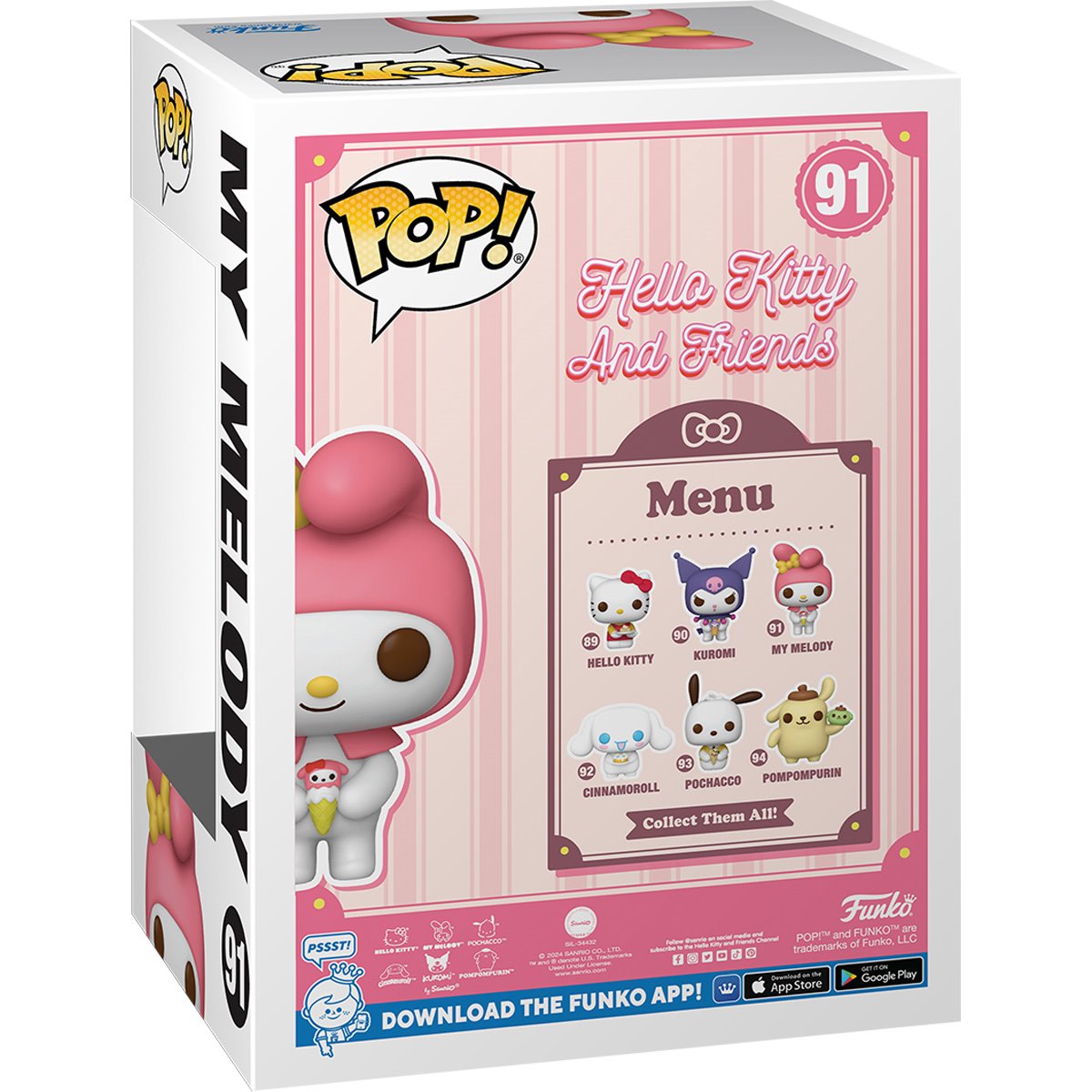 Funko Pop Hello Kitty And Friends My Melody #91 | Devastation Store