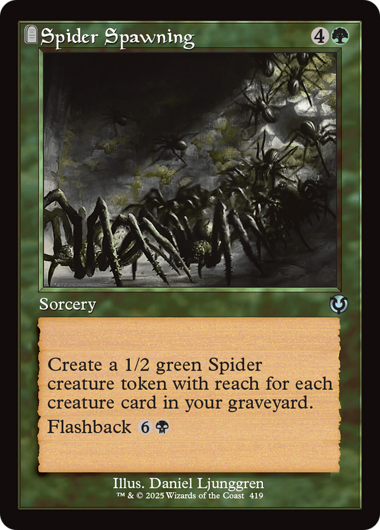 Spider Spawning (Retro Frame) [Innistrad Remastered] | Devastation Store