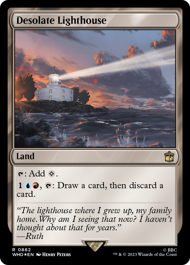 Desolate Lighthouse (Surge Foil) [Doctor Who] | Devastation Store