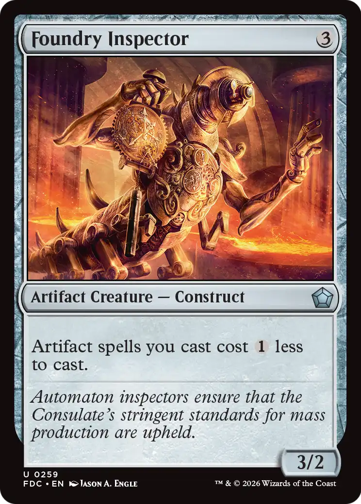 Foundry Inspector [Foundations Commander] | Devastation Store