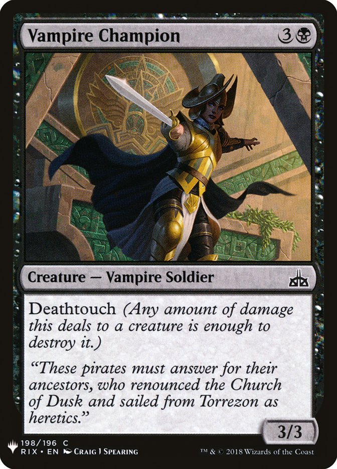 Vampire Champion [Mystery Booster] | Devastation Store