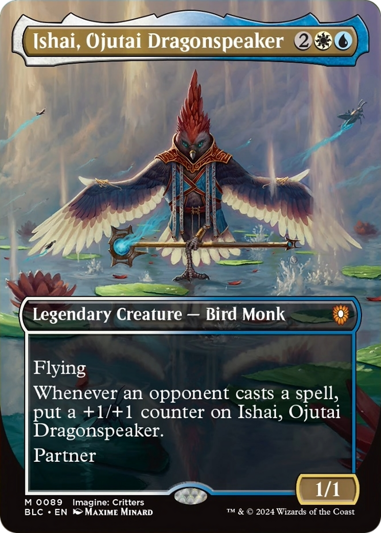 Ishai, Ojutai Dragonspeaker (Borderless) [Bloomburrow Commander] | Devastation Store