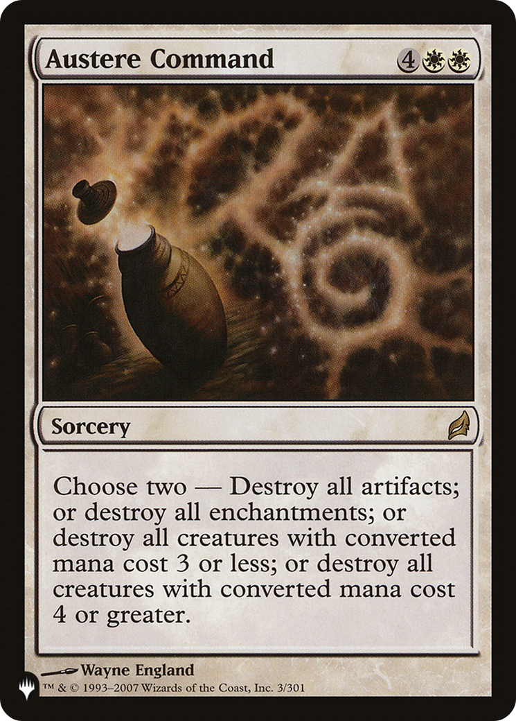 Austere Command (Surge Foil) [Marvel Super Heroes Commander] | Devastation Store