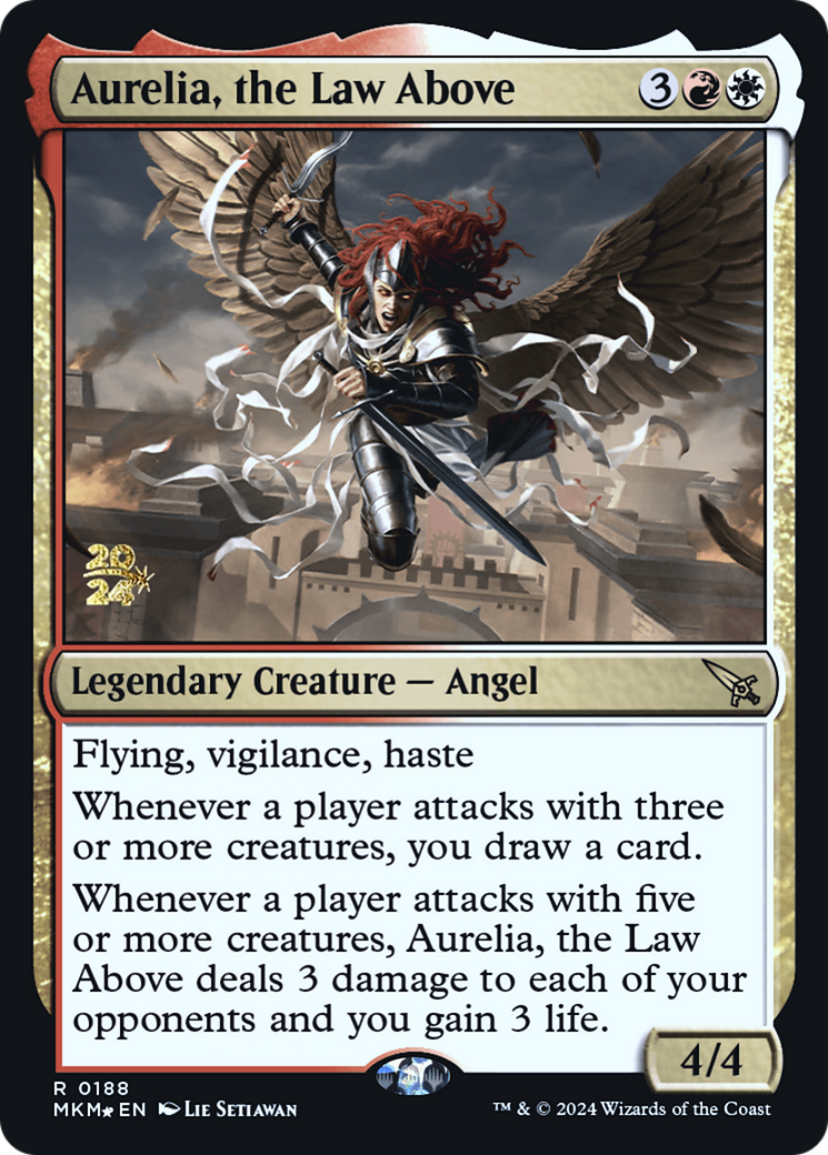 Aurelia, the Law Above [Murders at Karlov Manor Prerelease Promos] | Devastation Store