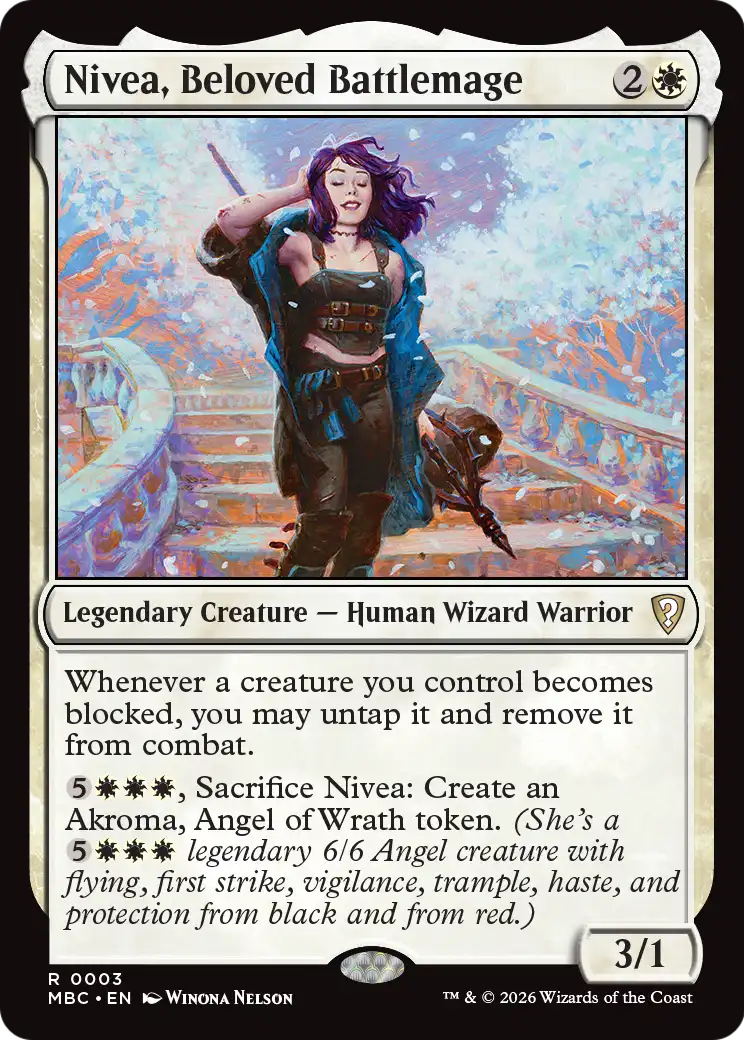 Nivea, Beloved Battlemage [Mystery Booster: Commander Edition] | Devastation Store