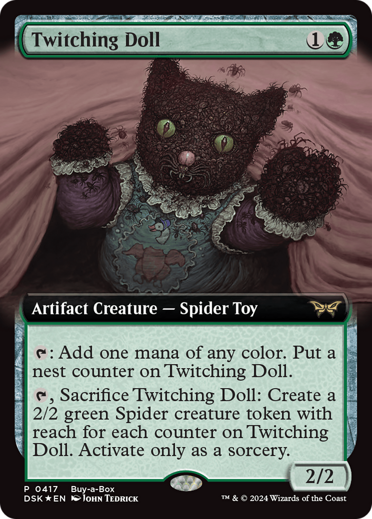 Twitching Doll (Extended Art) [Duskmourn: House of Horror Promos] | Devastation Store