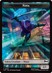 Treasure // Ninja Double-Sided Token [Teenage Mutant Ninja Turtles Commander Tokens] | Devastation Store
