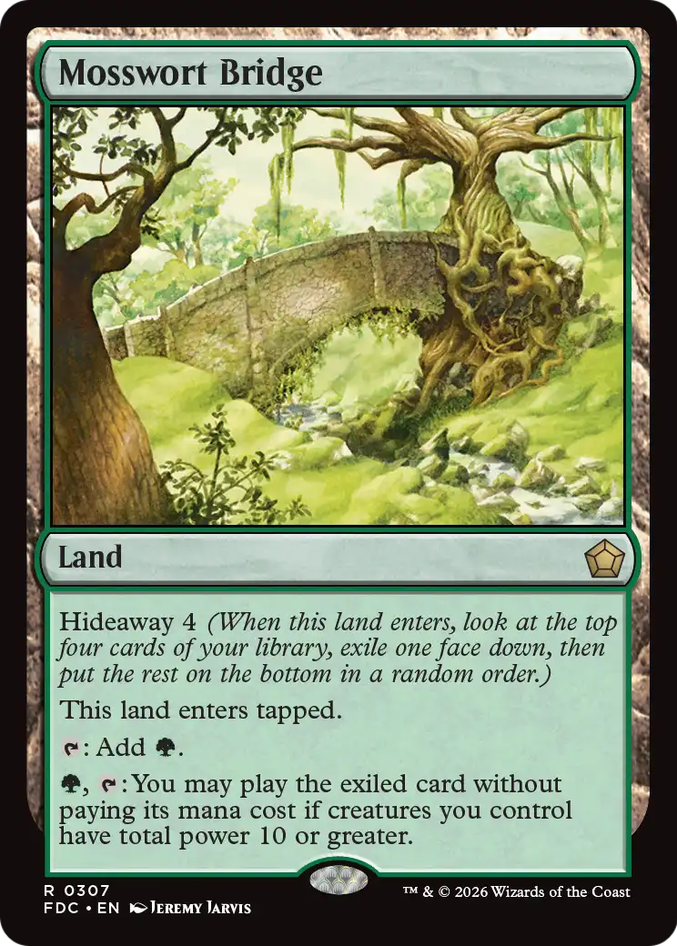 Mosswort Bridge [Foundations Commander] | Devastation Store