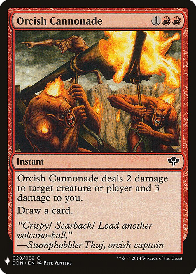 Orcish Cannonade [Mystery Booster] | Devastation Store