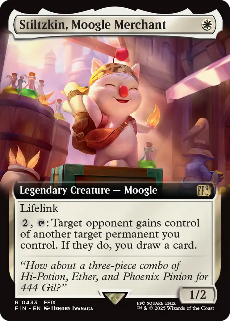 Stiltzkin, Moogle Merchant (Extended Art) [FINAL FANTASY] | Devastation Store