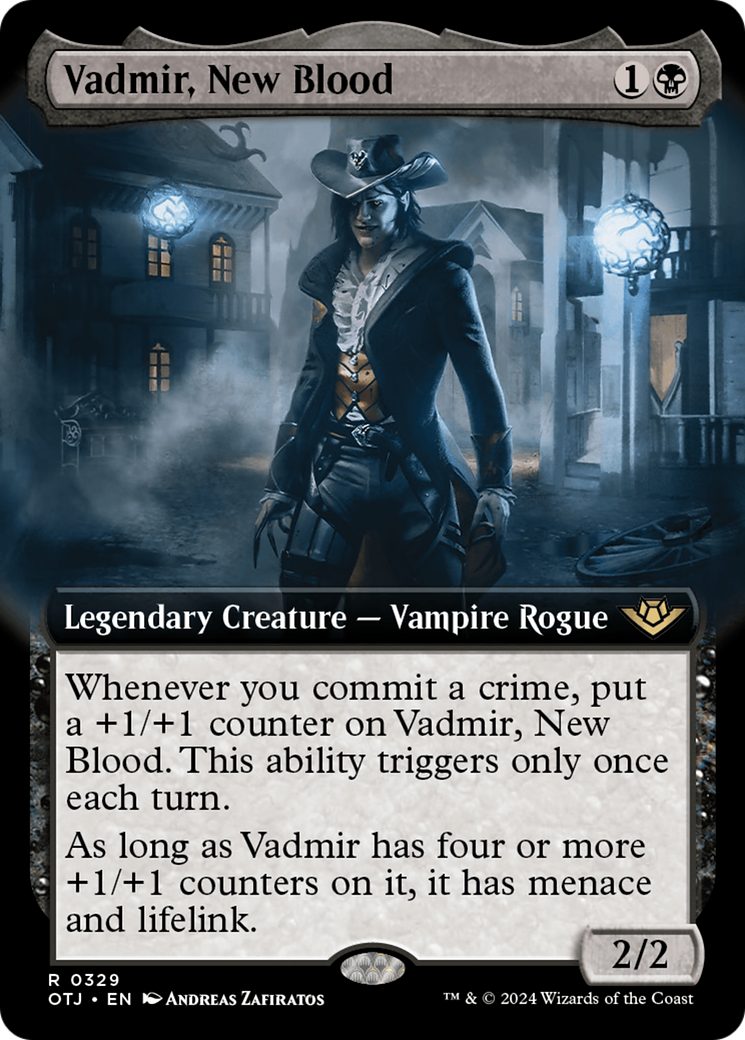 Vadmir, New Blood (Extended Art) [Outlaws of Thunder Junction] | Devastation Store