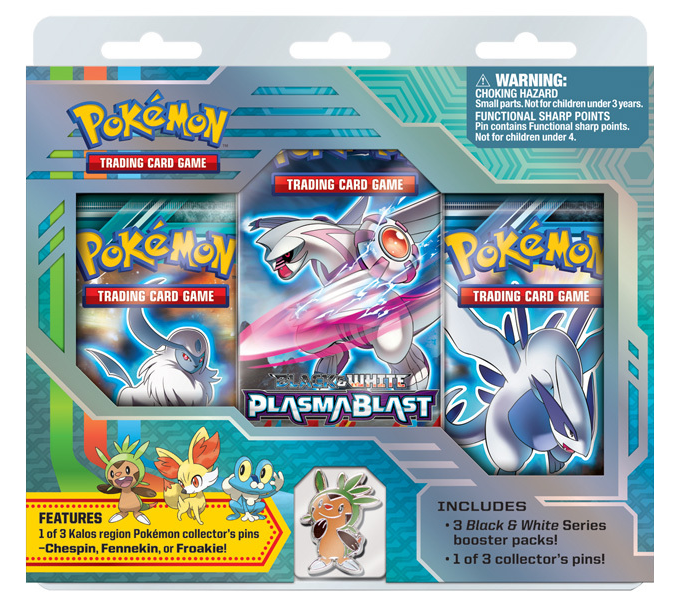 Collector's Pin 3-Pack Blister (Chespin) | Devastation Store