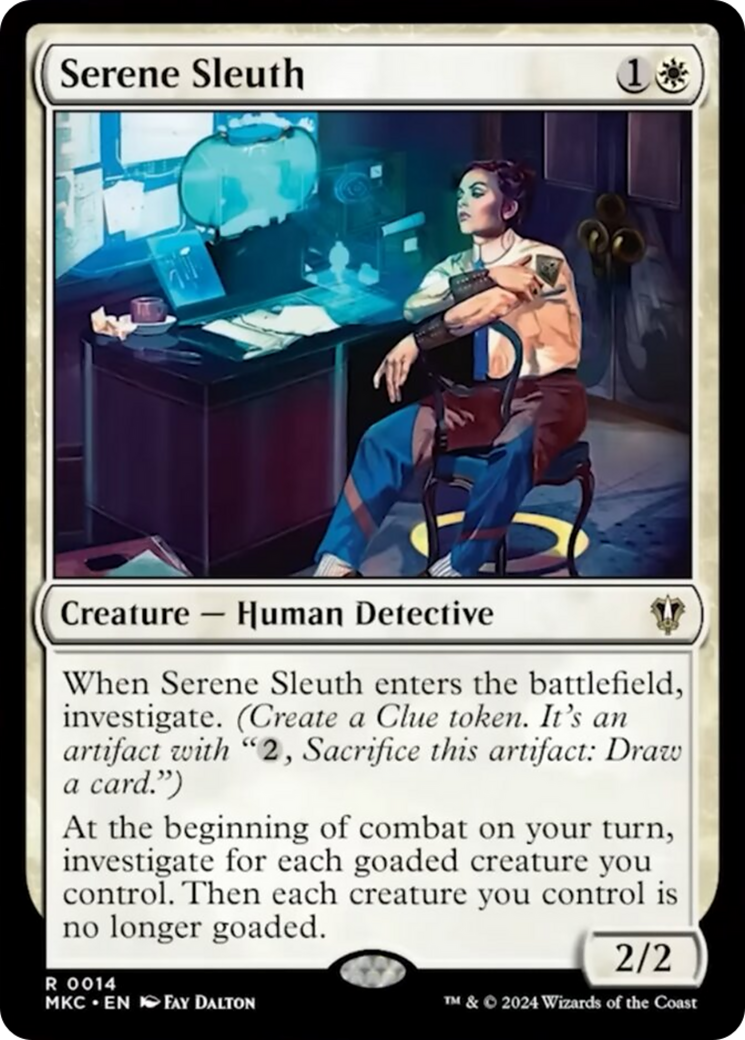 Serene Sleuth [Murders at Karlov Manor Commander] | Devastation Store