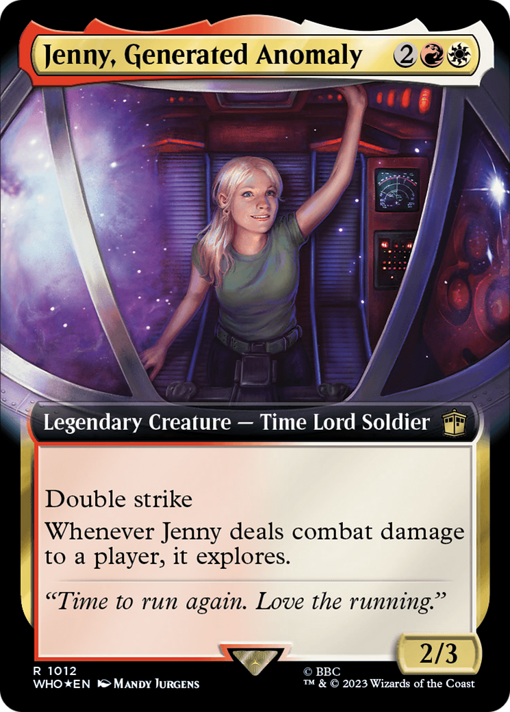 Jenny, Generated Anomaly (Extended Art) (Surge Foil) [Doctor Who] | Devastation Store