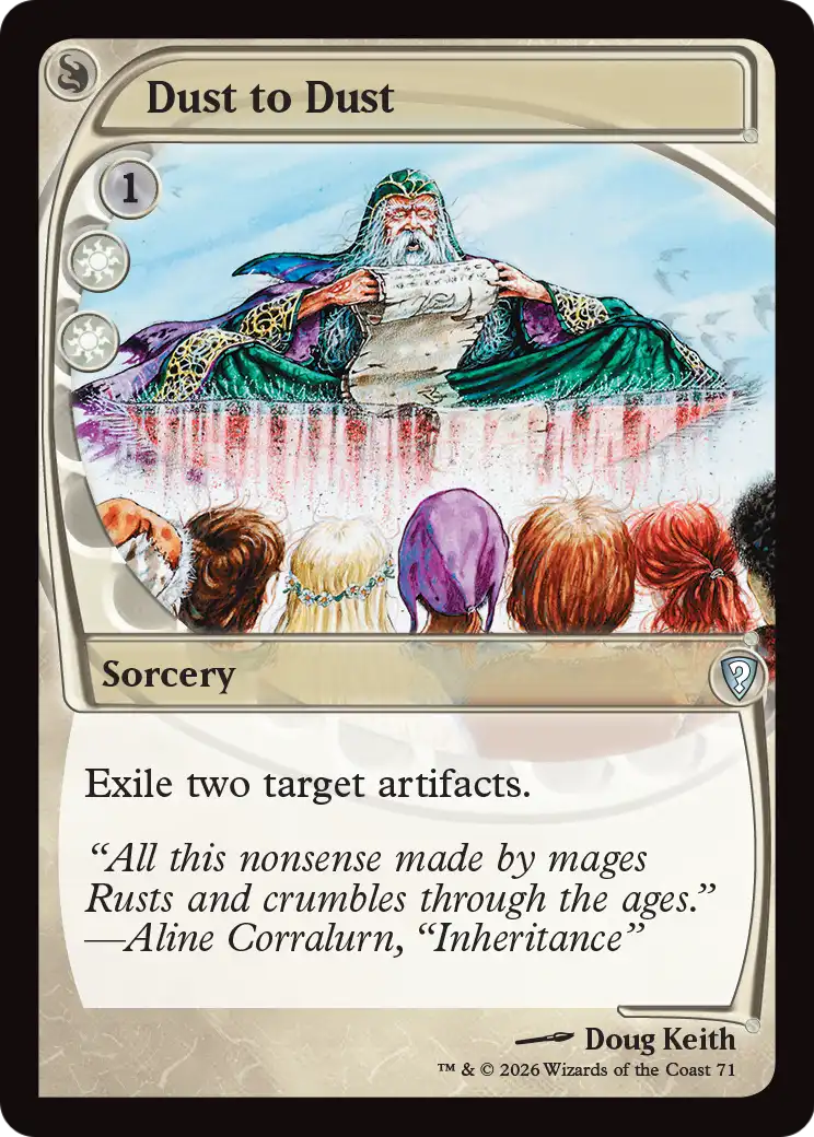 Dust to Dust (Future Sight) [Mystery Booster: Commander Edition] | Devastation Store