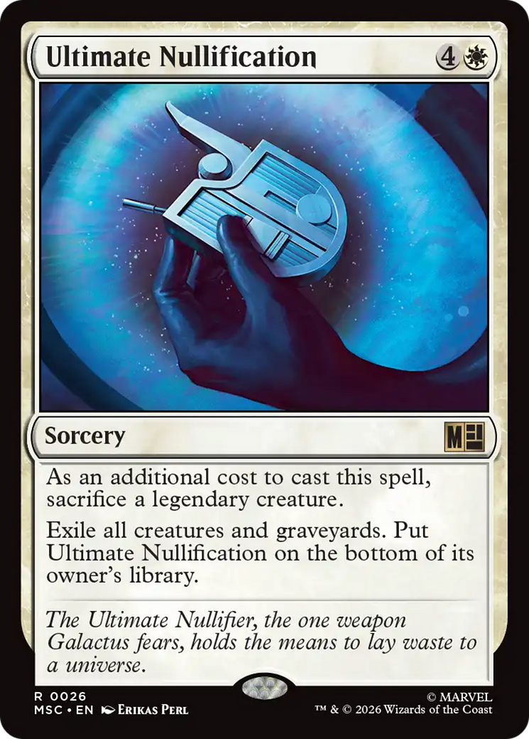 Ultimate Nullification (Surge Foil) [Marvel Super Heroes Commander] | Devastation Store